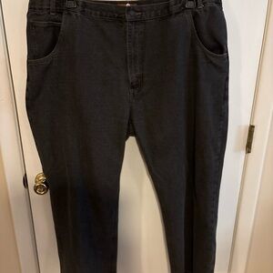 Haband Men's Black Relaxed Jeans